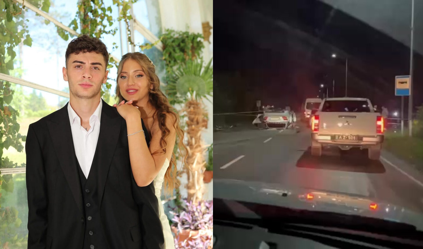 ვრცელდება იმ ავარიის კადრები, რომელსაც 19 წლის ბიჭი ემსხვერპლა, მისი მეუღლე კი ამ დრომდე კლინიკაშია