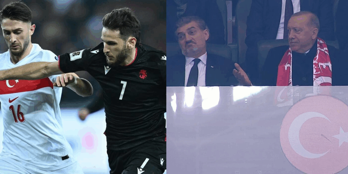 განსხვავებული ემოციები – თურქეთისა და საქართველოს პრეზიდენტების რეაქცია, როდესაც თურქეთმა მე-3 გოლი გაგვიტანა