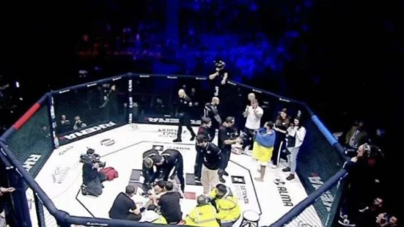 ოქტაგონზე ექიმები შევიდნენ! – ქართველი მებრძოლი ჯუბა ბერიძე მეტოქემ გათიშა