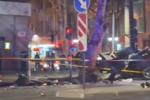 ვიდეო : ვრცელდება იმ უმძიმესი ავარიის კადრები, რომელსაც 2 ადამიანი ემხვერპლა